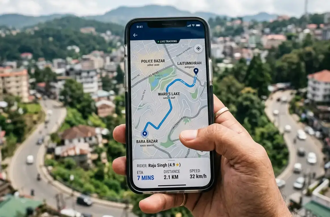 Real-Time Tracking for Bike Delivery Service bike delivery service tracking system showing live transport updates