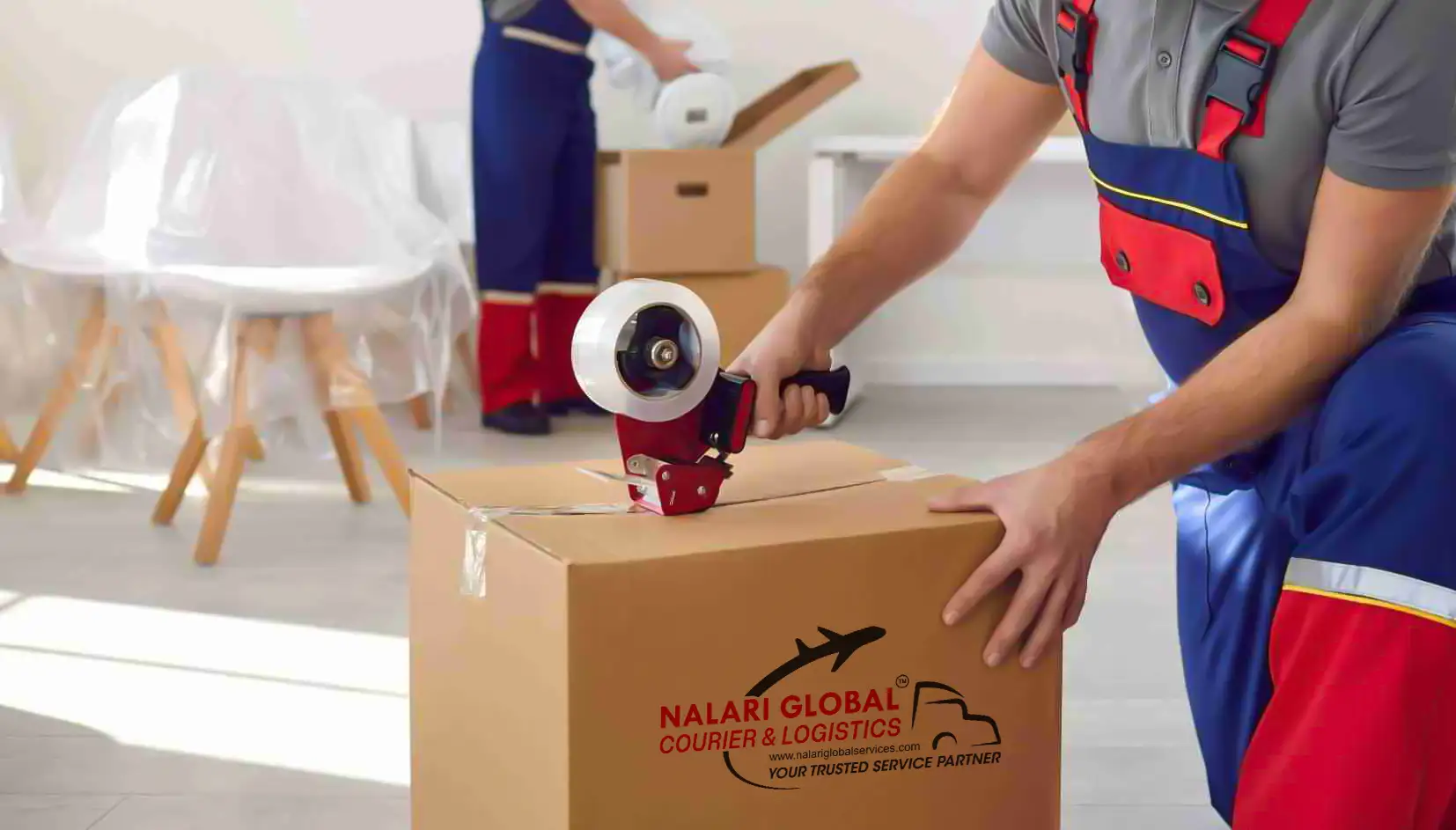 Professional parcel delivery service Shillong handling package safely before shipment