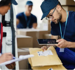 Professional courier and parcel delivery services